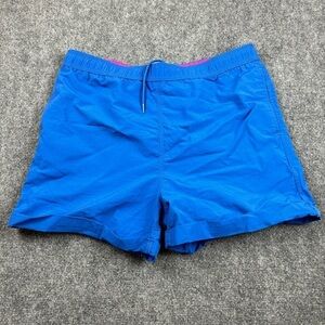 NINA CAPA Men’s Vintage Lined Swim trunks Cuffed Blue 4” inseam size: XL